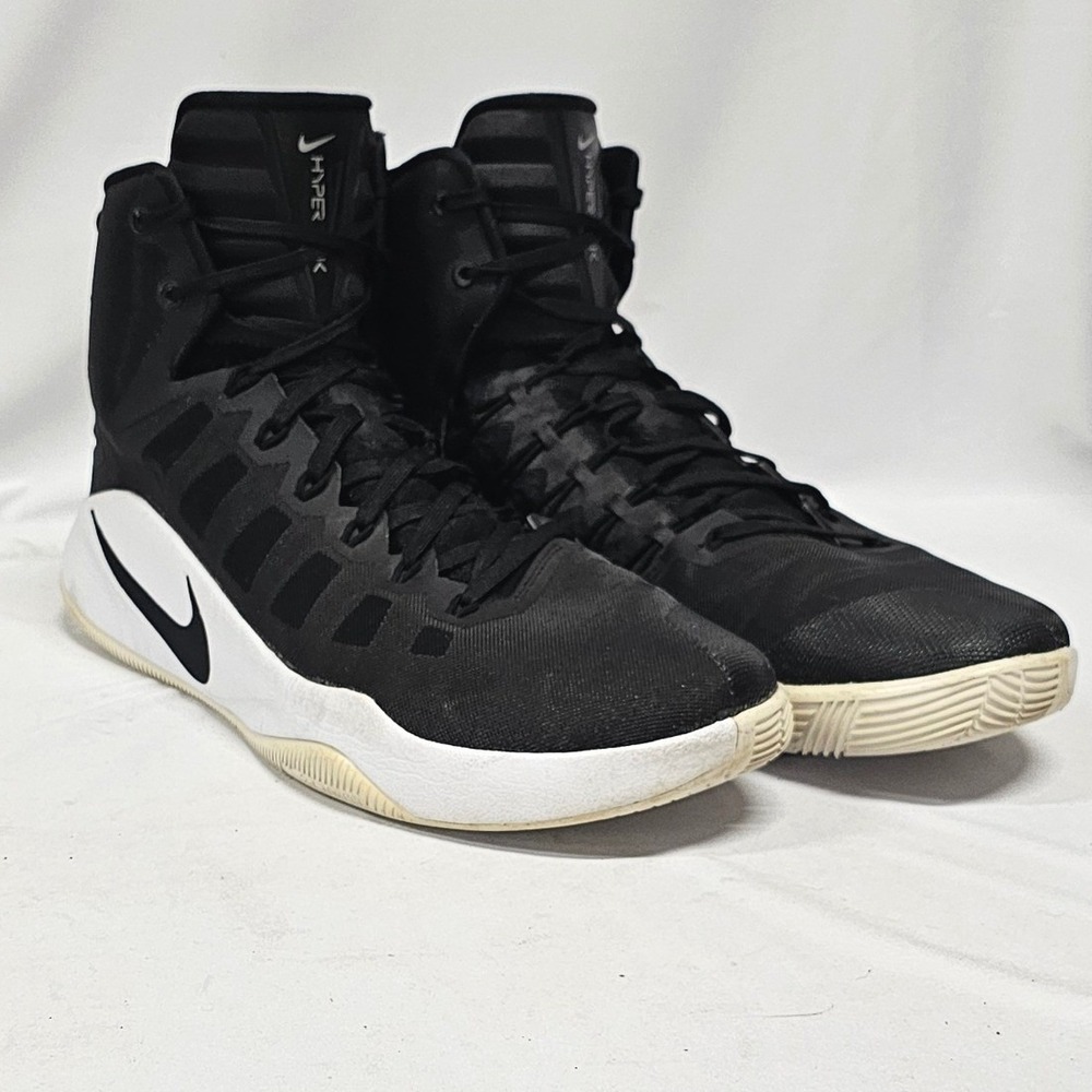 Nike Hyperdunk 2016 High Top Basketball Shoes Black‎ White 844359-001 Mens